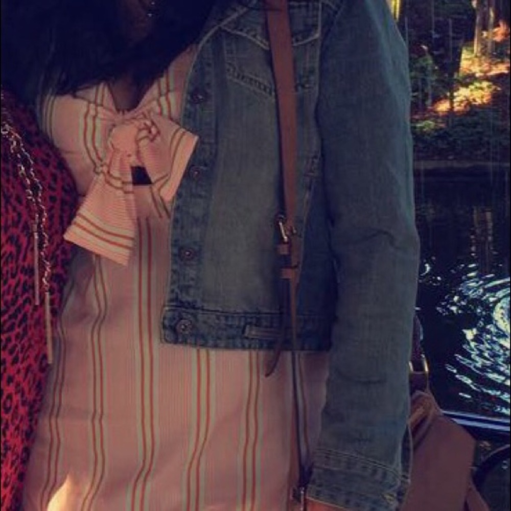 Pink Stripped girly girl Doll-up dress